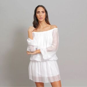 Claudio Milano Couture “The Elastic Dress” in Hot Pink. One size fits 4-12.